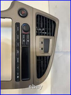 01 04 Infiniti QX4 / Nissan Pathfinder Radio Stereo Climate Control Dash Trim