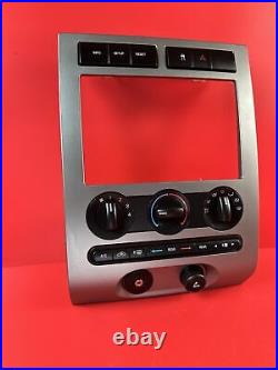 07-14 Ford Expedition Radio Stereo Climate Control Dash Trim Bezel 7L147804302-B