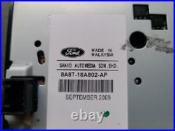 09-12 Ford Flex Radio Controls AC Temp Climate Control Switch OEM 8A8T-18A802-AF