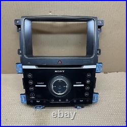 11 14 Ford Edge Sony Radio Faceplate Climate Control Panel Temp ET4T-18A802-CB