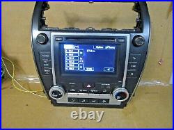 12-14 Toyota Camry Radio Stereo CD Player Temp Climate Control Panel 8614006011