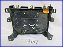 15 16 Chevy Tahoe Temperature Climate Control Panel A/C Screen Dash 23445960