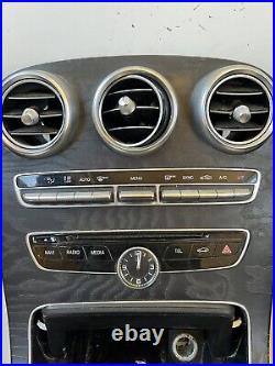 15 Mercedes C-Class GPS Navigation Radio Scroll Wheel & Temp Control OEM