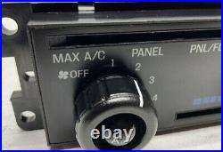 1995 Escort Manual Climate Heater A/c Temp Control Fan Switch + Bezel + Cables