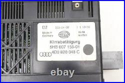 1997-1999 AUDI A8 Front AC Climate Control / TEMP UNIT 4D0820043C