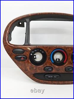 2005 2006 Toyota Tundra OEM Woodgrain Temp Climate Control Bezel 4Wd