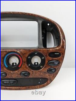 2005 2006 Toyota Tundra OEM Woodgrain Temp Climate Control Bezel 4Wd