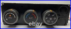 2007 NISSAN TITAN AC HEATER TEMP CLIMATE CONTROL SWITCH OEM With KNOBS 27500-ZH400