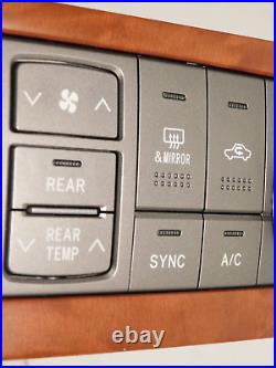 2008-2010 Toyota HIGHLANDER Dash Climate Control Temp Heat AC 55900-48230 WOOD