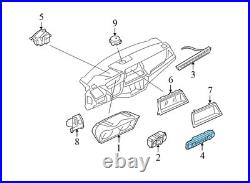 2009-2013 BMW X6 Front AC Climate Control / TEMP UNIT 9279652