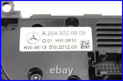 2009-2015 MERCEDES-BENZ GLK350 Front AC Climate Control / TEMP UNIT