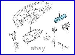 2009-2016 BMW Z4 AC Climate Control / TEMP UNIT 9321830
