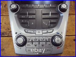 2010-2011 EQUINOX AM FM XM Radio CD MP3 With Heater A/C Temp Control Panel Switch