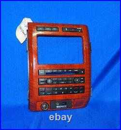 2010 Ford F150 Radio HVAC A/C AC Automatic Temp Climate Control Woodgrain Panel