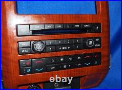 2010 Ford F150 Radio HVAC A/C AC Automatic Temp Climate Control Woodgrain Panel