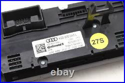 2012-2013 AUDI A7 C7 Front AC Climate Control / TEMP UNIT 4G0820043L