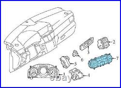 2012-2013 MERCEDES-BENZ CLS63 AMG Front AC Climate / TEMP Control UNIT