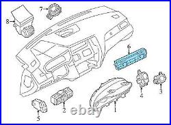 2014-2016 BMW X3 Front AC Climate Control / TEMP UNIT 9378829