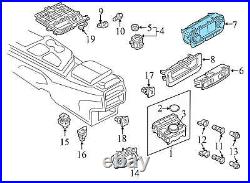 2016-2020 AUDI Q7 4M REAR AC Climate Control / TEMP UNIT 4M0919158D