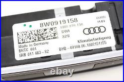 2017-2024 AUDI A4 B9 REAR AC Climate Control / TEMP UNIT 8W0919158