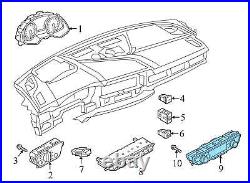 2017-2024 AUDI A4 Front AC Climate / TEMP Control UNIT 8W0820043T