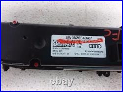 2021 AUDI RS5 Front Temperature Controller OEM ID 8W0820043ABP