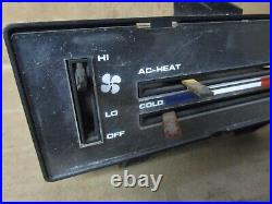 88 89 90 91 92 93 94 95 Chevy G30 Temperature Climate Control A/C Heat 1978-1995