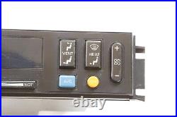 88-94 Chevy Truck HVAC Control AC Heater Black Buttons Black Face OEM 4