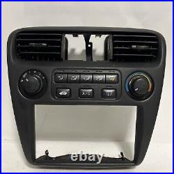 99-02 Honda Accord A/C Temp Heater Climate Control w Vent & Bezel