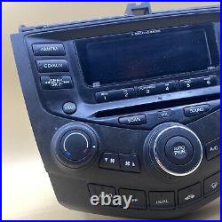 Accord Radio 6 Disc Player Manual Climate Temp Control With CODE 43145