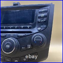 Accord Radio 6 Disc Player Manual Climate Temp Control With CODE 43145