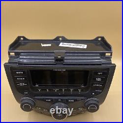 Accord Radio 6 Disc Player Manual Climate Temp Control With CODE 43145