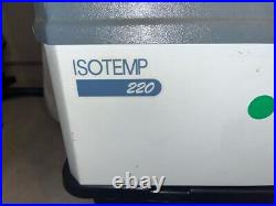 Fisher Scientific Isotemp 220 Digital Temp Control Water Bath. 60 Days Warranty