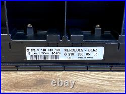 Mercedes Benz W140 Ac A/c Heater Climate Control Switch Unit Oem (1996 1999)